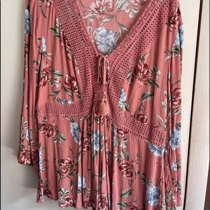 Torrid Peasant Style Blouse